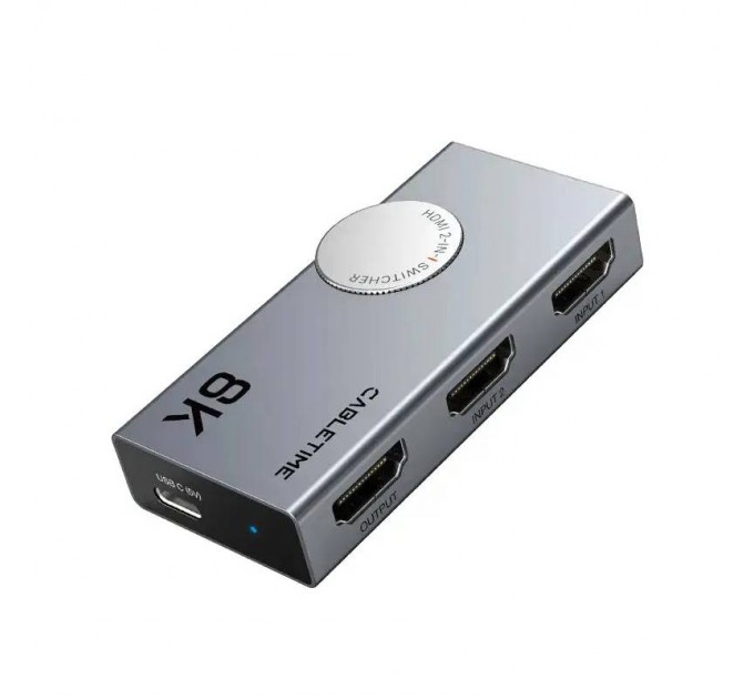 Cabletime Сплітер Cabletime 4К HDMI Black (CP34G)