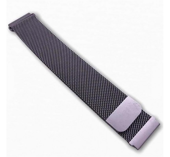 BeCover Ремінець BeCover Milanese Style для Xiaomi Amazfit Bip (20mm) Lite/Bip S Lite/GTR 42mm/GTS/TicWatch S2/TicWatch E/GTS 3/GTS 2 mini Gray (707681)