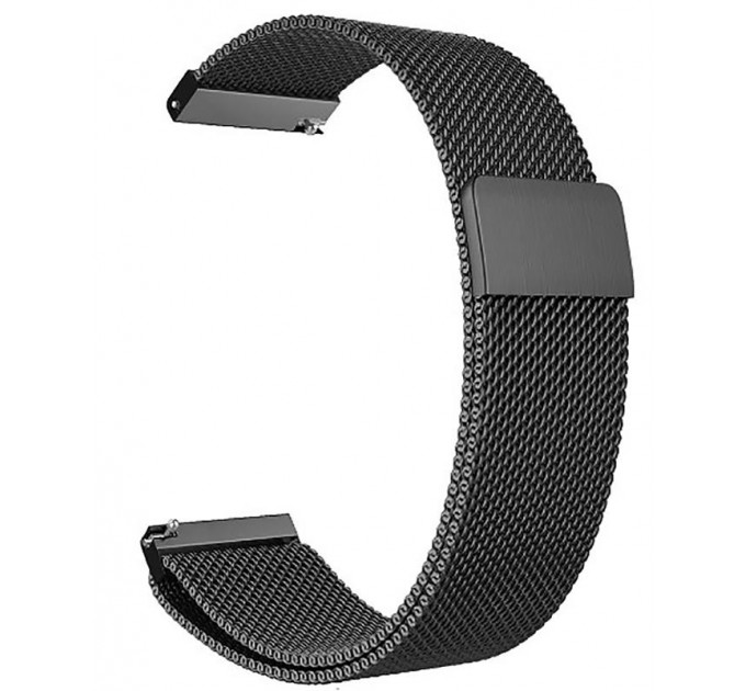 BeCover Ремінець BeCover Milanese Style для Xiaomi Amazfit Bip (20mm) Lite/Bip S Lite/GTR 42mm/GTS/TicWatch S2/TicWatch E/GTS 3/GTS 2 mini Gray (707681)