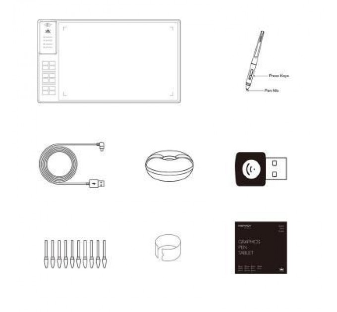 Huion Графічний планшет Huion Giano WH1409 V2 (WH1409V2)