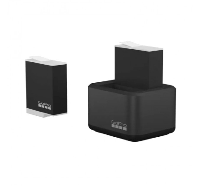 GoPro Аксесуар до екшн-камер GoPro Dual Battery Charger + 2 Enduro Batteries for HERO11/10/9 (ADDBD-211-VE)