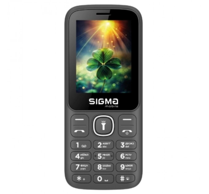 Sigma Мобільний телефон Sigma X-style 242 LUCKY Grey (4827798792926)