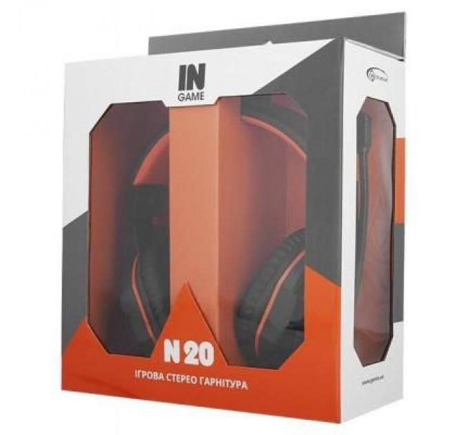 Навушники Gemix N20 Black-Orange Gaming