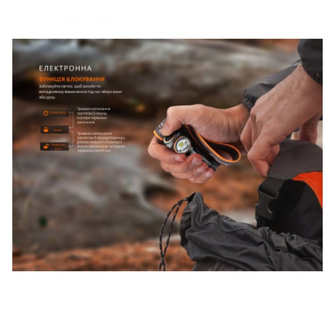 Fenix Ліхтар Fenix HM23 V2.0 з червоним світлом (HM23V20)