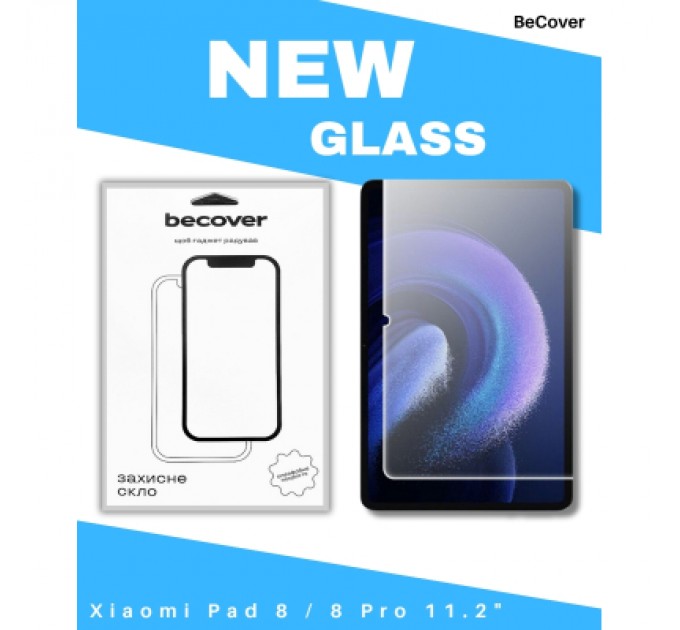 BeCover Скло захисне BeCover Xiaomi Pad 8 / 8 Pro 11.2" Clear (714575)