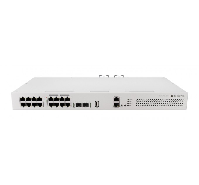 Mikrotik Мережевий комутатор Ethernet з функцією маршрутизації CRS418-8P-8G-2S+5axQ2axQ-RM MIKROTIK