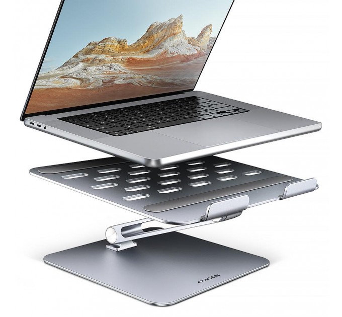 AXAGON Підставка для ноутбуків  AXAGON STND-LQ stand for notebooks and tablets (for laptops size 10" - 16"), Silver