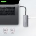 AXAGON Хаб концентратор AXAGON HMC-6M2 SuperSpeed USB-C COMBO 6in1 hub, Grey