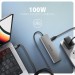 AXAGON Хаб концентратор AXAGON HMC-5H USB-C 5Gbps 5in1 hub, Grey