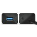 AXAGON Хаб AXAGON HUE-SA7BP USB3.0 CHARGING hub, 40cm USB-A cable, Black