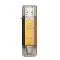 Флеш-накопичувач USB 8GB Type-C T&G 009 Star Series Gold (TG009TC-8GGD)