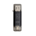 T&G Флеш-накопичувач USB 32GB Type-C T&G 009 Star Series Black (TG009TC-32GBK)
