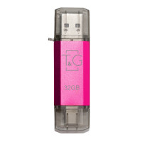 Флеш-накопичувач USB 32GB Type-C T&G 009 Star Series Fuchsia (TG009TC-32GFC)