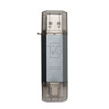 T&G Флеш-накопичувач USB 32GB Type-C T&G 009 Star Series Silver (TG009TC-32GSL)