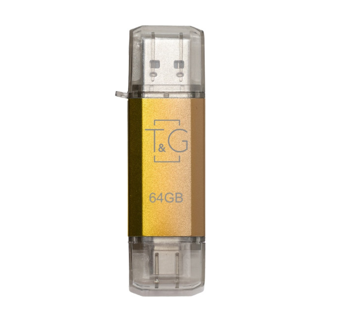 T&G Флеш-накопичувач USB 64GB Type-C T&G 009 Star Series Gold (TG009TC-64GGD)