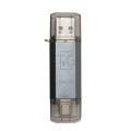 T&G Флеш-накопичувач USB 64GB Type-C T&G 009 Star Series Silver (TG009TC-64GSL)