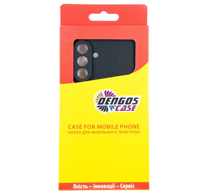 Dengos Чохол до мобільного телефона Dengos Carbon Kit for Samsung Galaxy A17 case + glass Black (DG-KM-160)