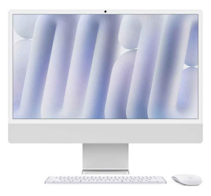 Apple Комп'ютер Apple 24" iMac Retina 4.5K / Apple M4 (10-c/CPU, 10-c/GPU), 16, 512, Silver, Model A3137 (MWUV3UA/A)