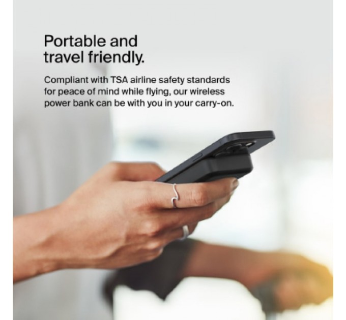 Belkin Батарея універсальна Belkin 10000mAh MagSafe Wireless Qi2 Black (BPD008BTBK)