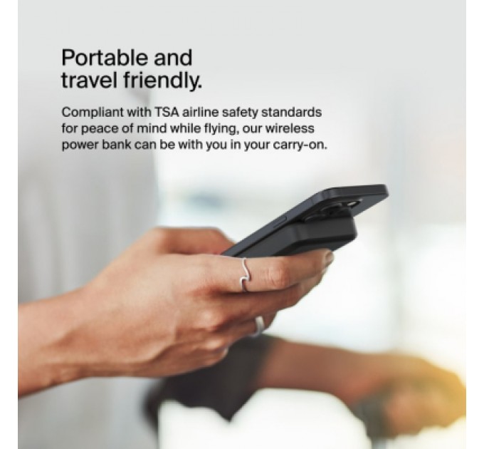 Belkin Батарея універсальна Belkin 8000mAh MagSafe Wireless Qi2 Black (BPD007BTBK)