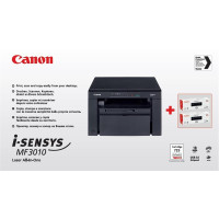 Багатофункціональний пристрій Canon i-SENSYS MF3010 + 2 картриджа (5252B034)