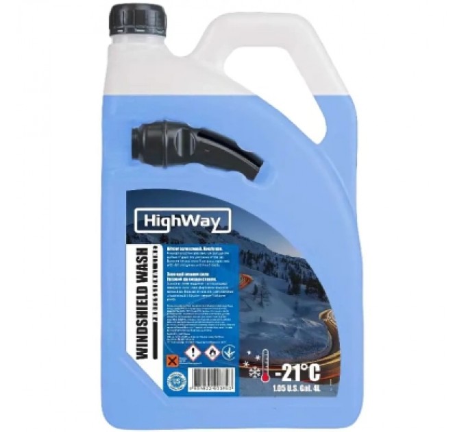 HighWay Омивач автомобільний HighWay -21С синій 4л (10138)