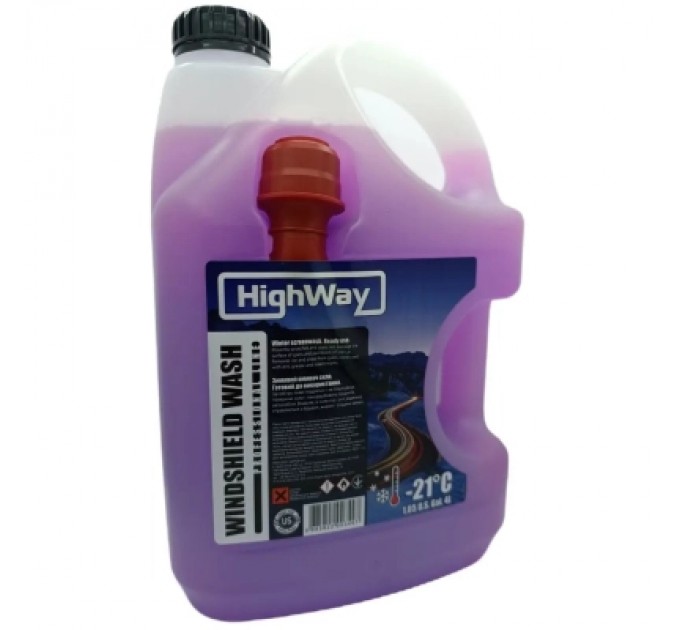 HighWay Омивач автомобільний HighWay -21С фіолетовий 4л (10115)