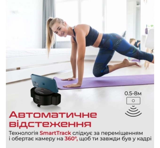 Promate Веб-камера Promate Vision-HD з функцією гучного зв'язку Black (vision-hd.black)