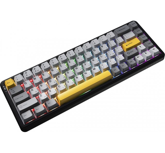 Ajazz Клавіатура Ajazz AK680 MAX Magnetic Switch RGB USB Black (AK680-M-BGY-AW)