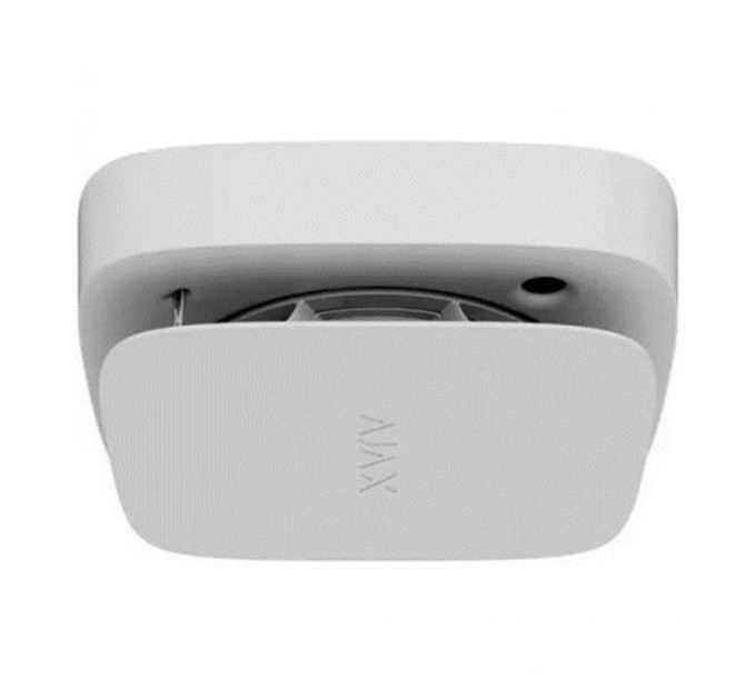 Ajax Бездротовий пожежний датчик Ajax FireProtect 2 RB (Heat/Smoke) (8EU) white з сенсорами диму та температури