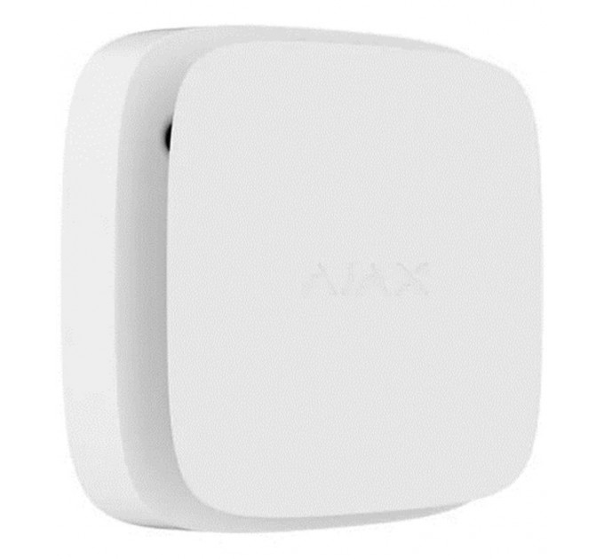 Ajax Бездротовий пожежний датчик Ajax FireProtect 2 RB (Heat/Smoke) (8EU) white з сенсорами диму та температури