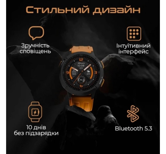 HIFuture Смарт-годинник HiFuture mix 3 black (mix3.black)