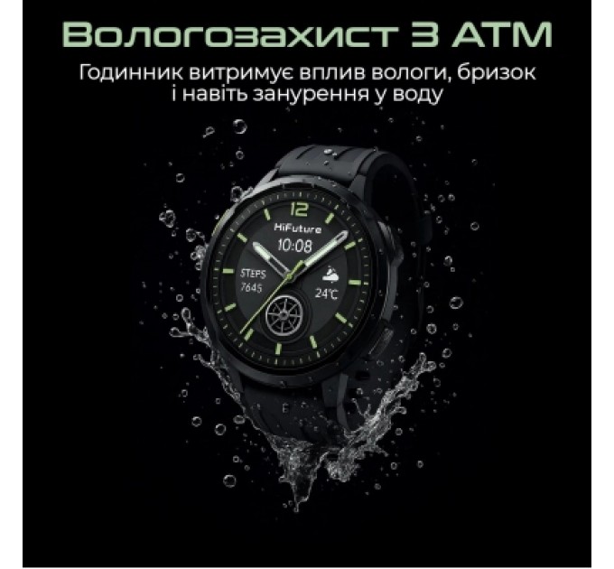 HIFuture Смарт-годинник HiFuture mix 3 black (mix3.black)