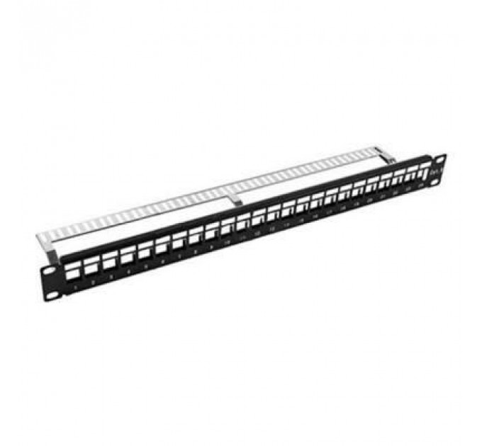 Патч-панель Kingda 19" 1U STP для 24 модуля Kyestone (KD-PP23-STP-BK-24P)