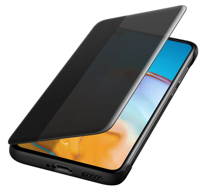Huawei Чохол-книжка Smart View Flip Cover для Huawei P40 Black (51993703)