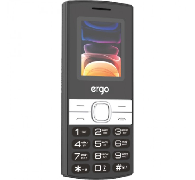 Ergo Мобільний телефон Ergo B185 Black