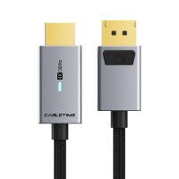 Кабель мультимедійний DisplayPort M to HDMI M 1.8m 4K30Hz Cabletime (CA915323)