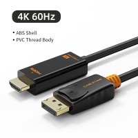 Кабель мультимедійний DisplayPort M to HDMI M 1.8m V1.2 4K60Hz Cabletime (CA915316)