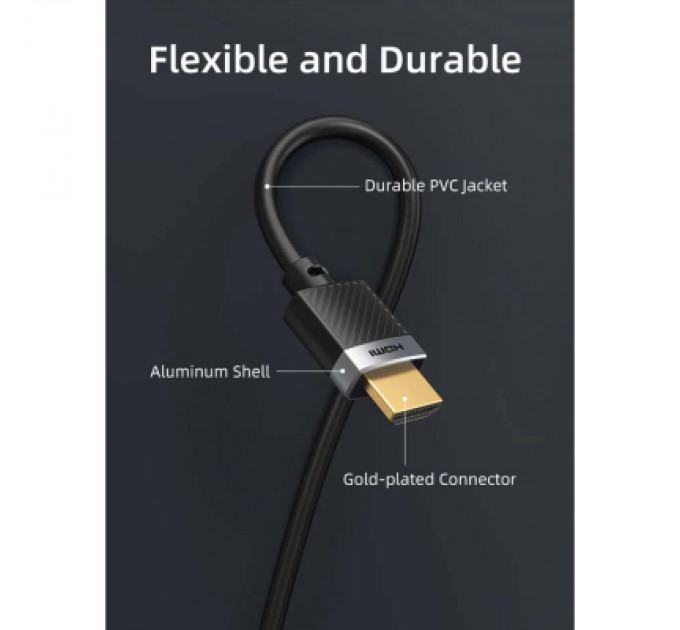 Cabletime Кабель мультимедійний HDMI M to HDMI M 10.0m V2.0 4K60Hz Cabletime (CA915811)