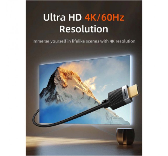 Cabletime Кабель мультимедійний HDMI M to HDMI M 10.0m V2.0 4K60Hz Cabletime (CA915811)