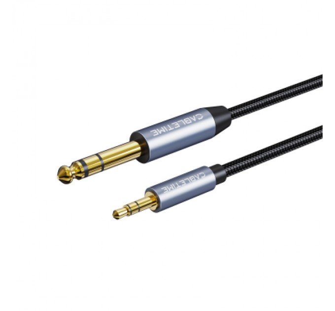 Cabletime Кабель мультимедійний 6.35mm M to 3.5mm M 3.0m Cabletime (CA915279)