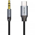 Cabletime Кабель мультимедійний USB-C to 3.5mm M 1.0m Cabletime (CA915767)