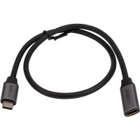 Дата кабель USB-C M to USB-C F 0.5m 5Gbps 60W 4K60Hz Cabletime (CA913664)