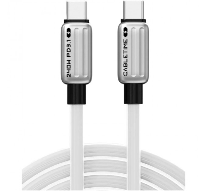 Cabletime Дата кабель USB-C to USB-C 2.0m PD240W Cabletime (CA915736)