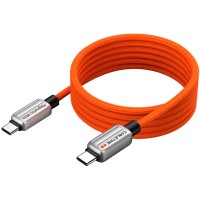 Дата кабель USB-C to USB-C 2.0m PD240W magnetic Cabletime (CA915729)