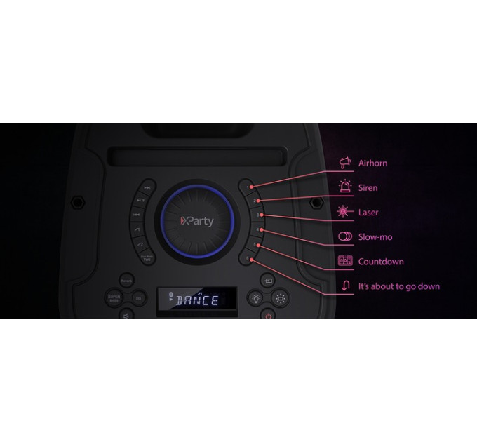 Sharp Акустична система Sharp XParty Street Beat PS-949 Black