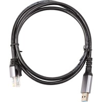 Дата кабель USB AM to RJ45 Ethernet 1.0m CAT6 UTP PowerPlant (CA914975)