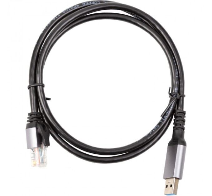 PowerPlant Дата кабель USB AM to RJ45 Ethernet 1.0m CAT6 UTP PowerPlant (CA914975)