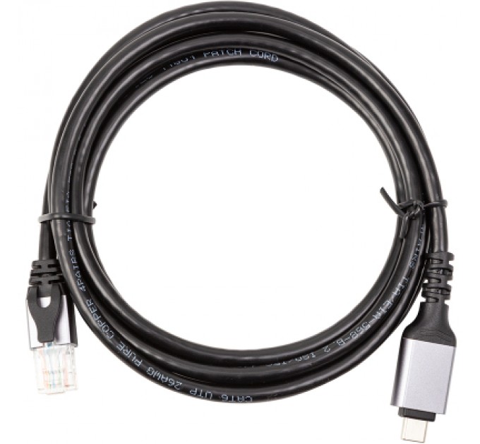 PowerPlant Дата кабель USB-C to RJ45 Ethernet 2.0m PowerPlant (CA914920)