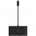 Концентратор Belkin USB-C - Ethernet, HDMI, VGA, USB-A, 100W PD, black (AVC004BTBK)